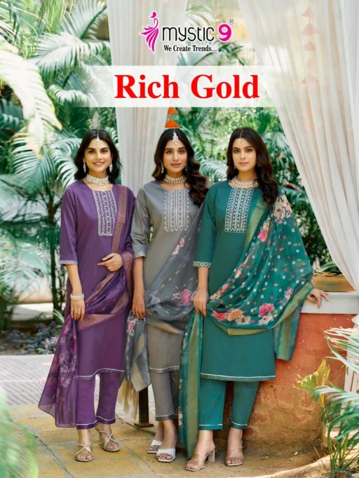 Mystic-9-Rich-Gold-Vol-4-Cotton-Wholesale-Rich-Gold-Vol-4-Catalog-1