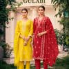 Ossm GulabI Viscose Roman Silk Kurti With Bottom Dupatta Wholesale Catalog