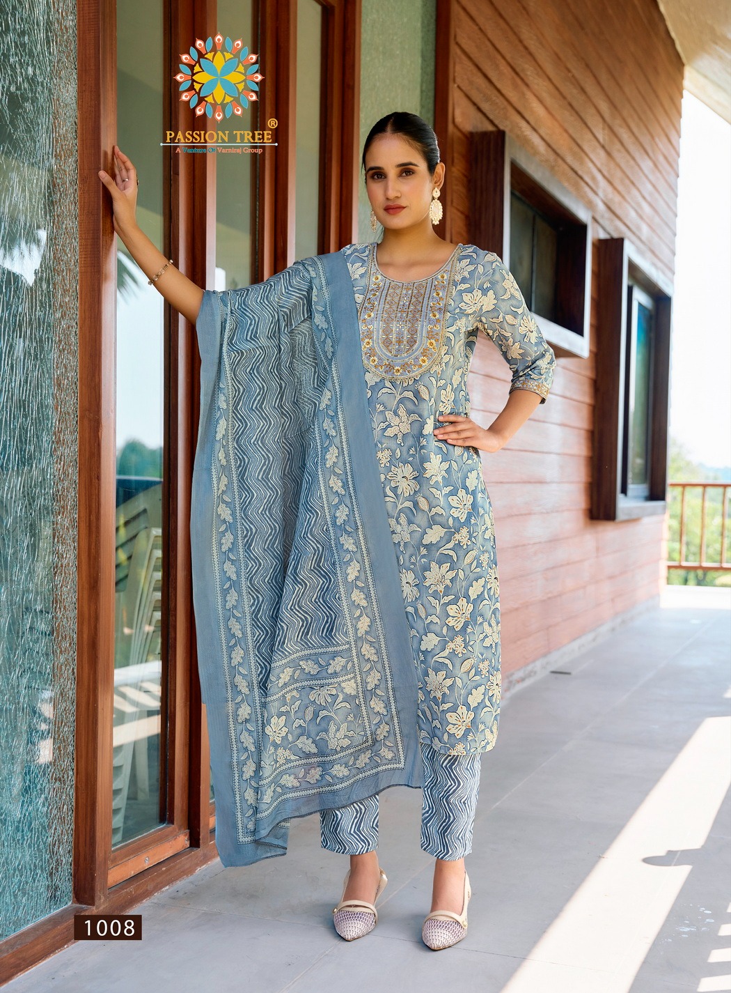 Passion Tree Priyanshi Vol-1 Heavy Printed Cotton Straight Kurti Wholesale Catalog - Image 9