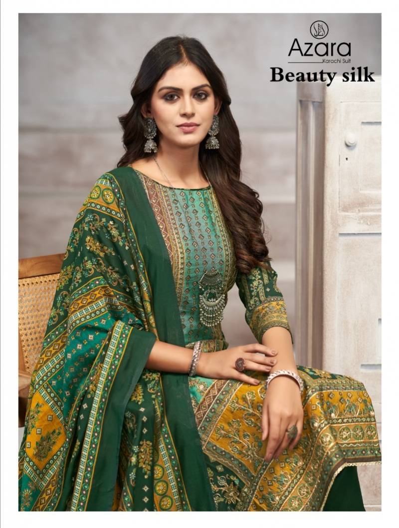 Radhika Azara Beauty Silk Modal Maslin Printed Wholesale Dress Material Collection