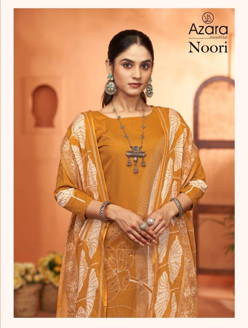 Radhika Azara Noori Lawn Cotton Printed Wholesale Dress Material Catalog