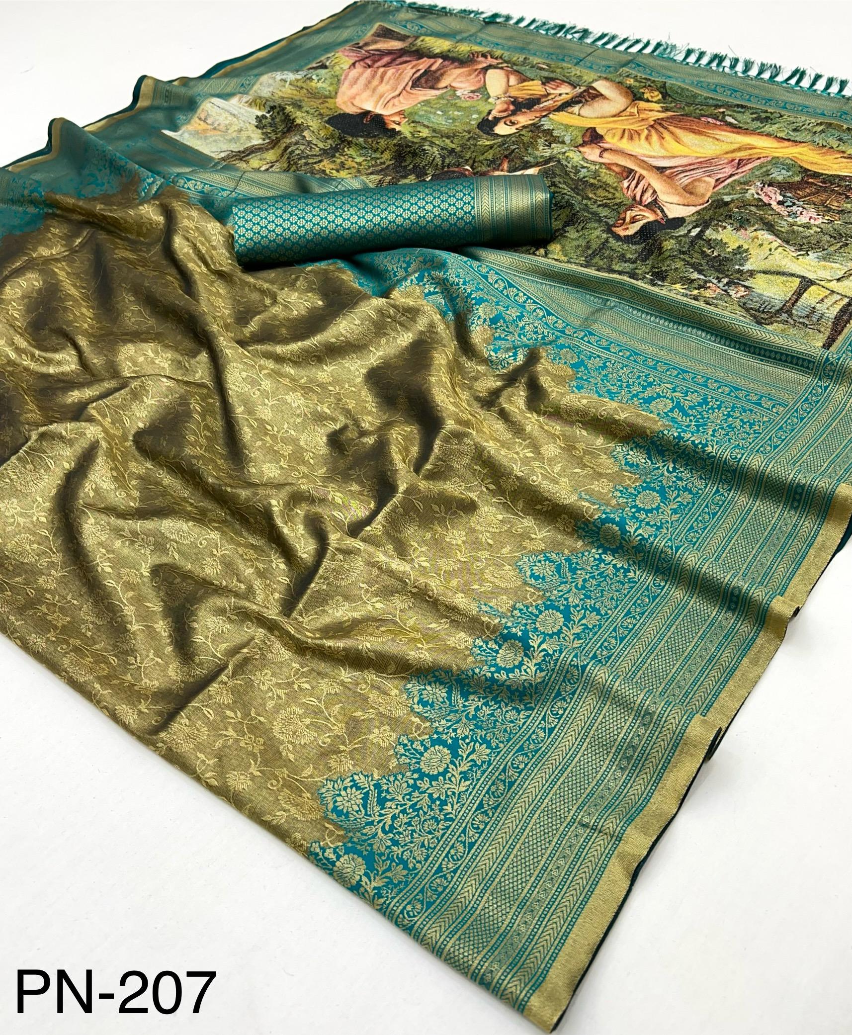 Rajpath Fabrics Panihari Digital Banarasi Tissue Silk Saree Collection (10)