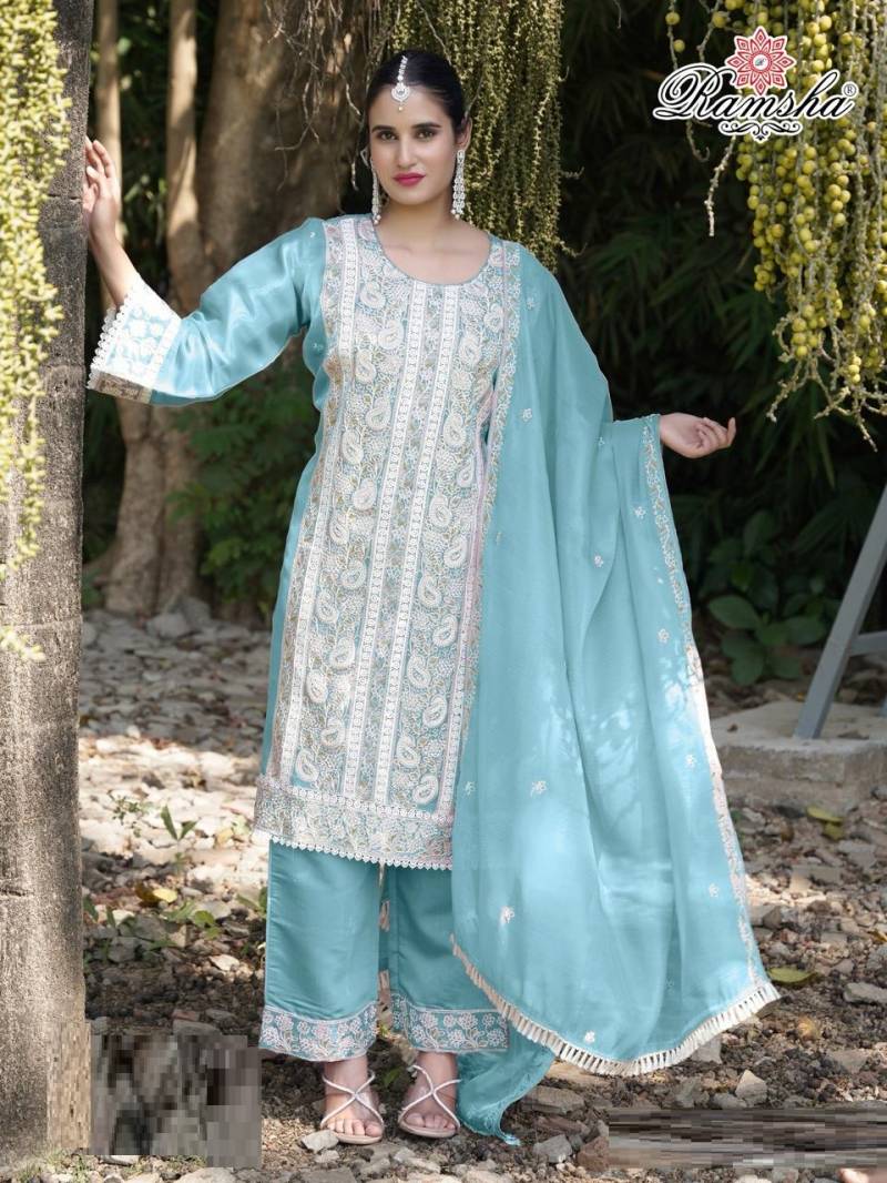 Ramsha R 1290 Nx Jimmy Choo Airtex Chinon Pakistani Readymade Eid Collection