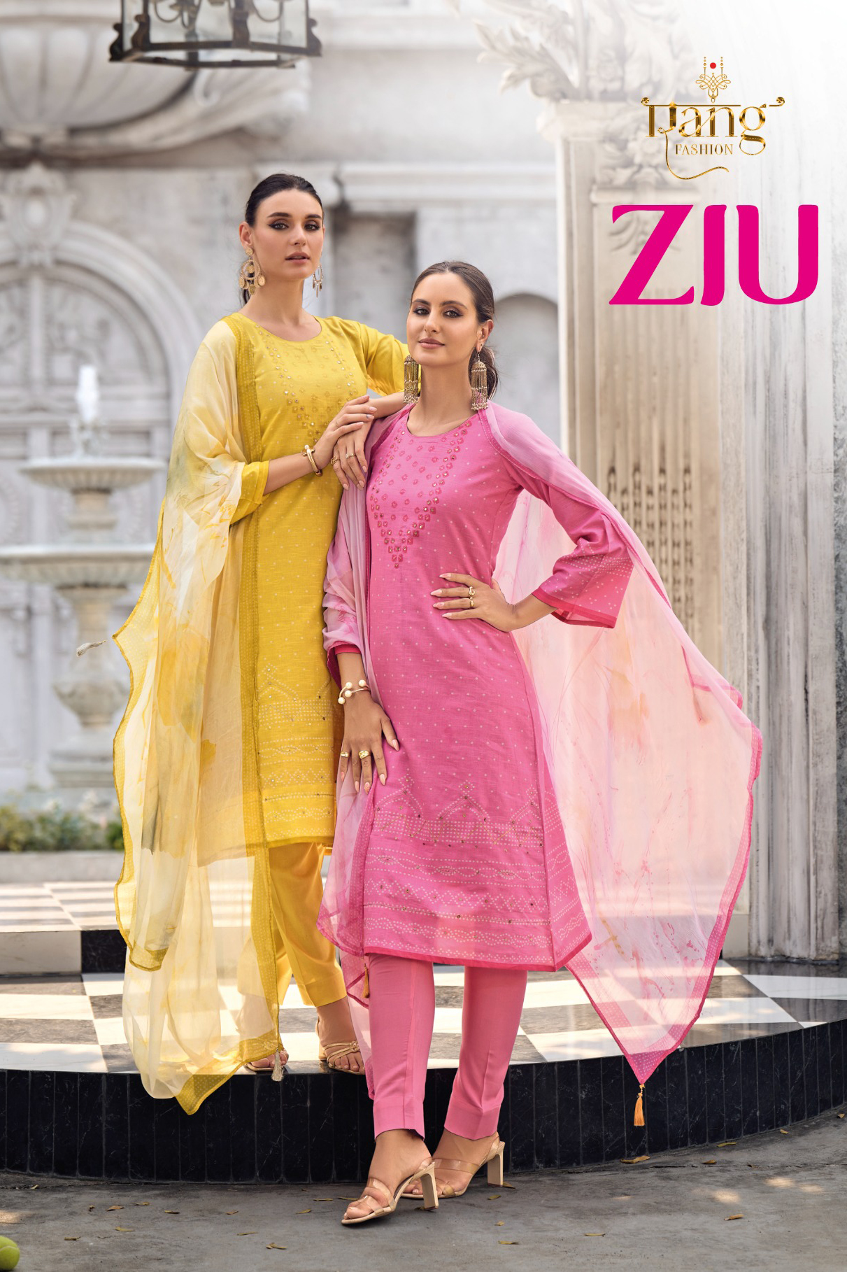 Rang Fashion ZIU Viscose Linen Digital Print Suit – Wholesale