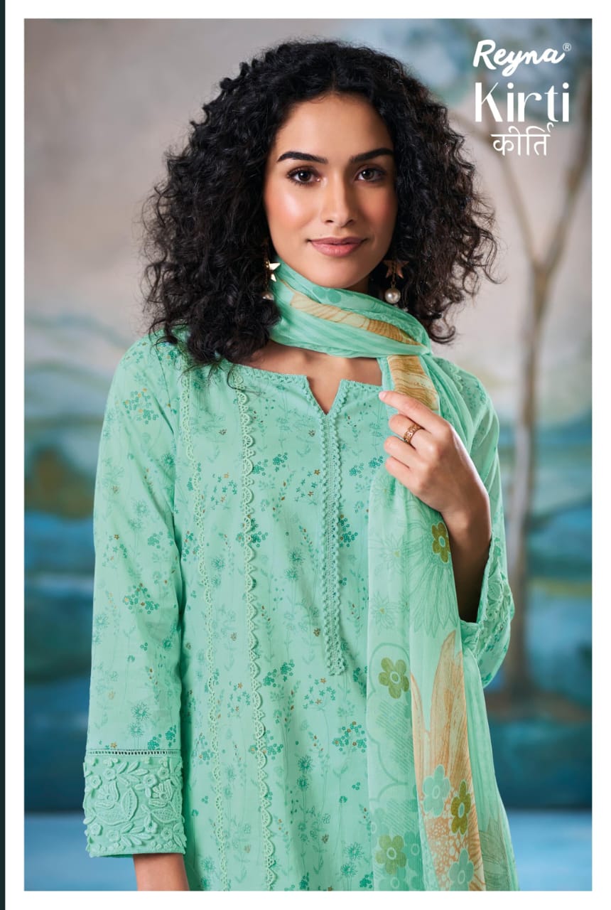 Reyna Kirti Superior Cotton Block Print Wholesale Salwar Suit Collection