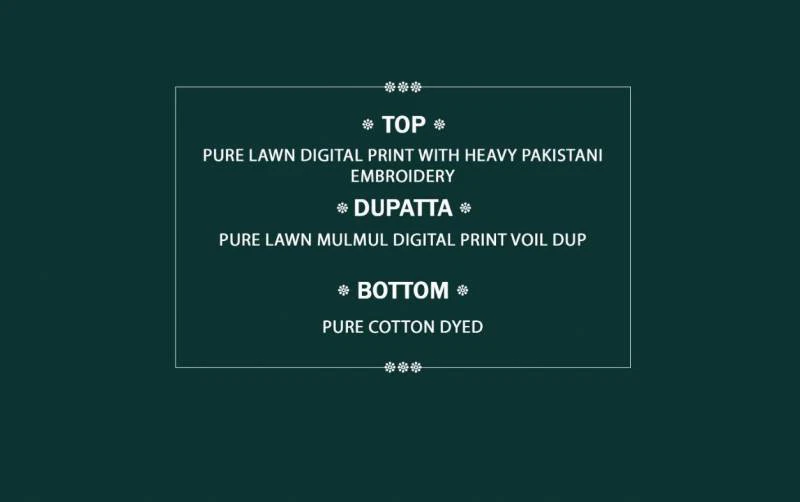 Riaz Arts Mahjabeen Lawn Digital Printed Wholesale Dress Material Collection - Image 6