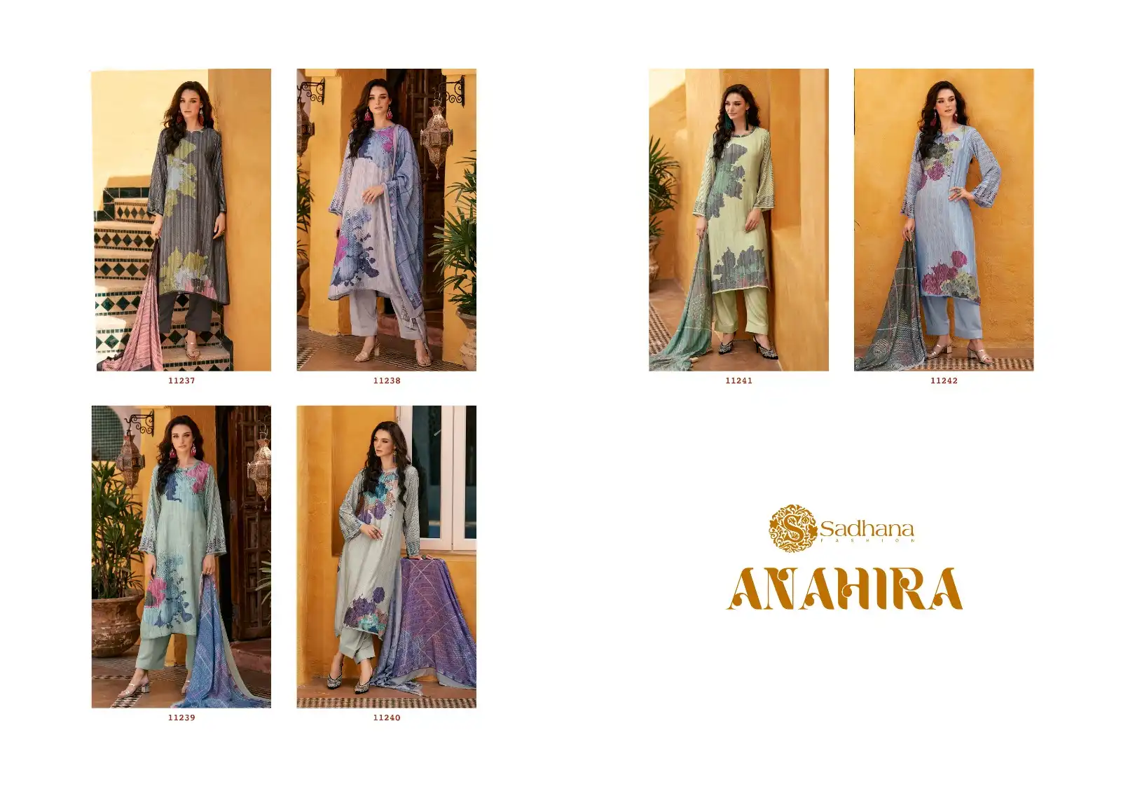 Sadhana Fashion Anahira Muslin Silk With Dupatta Wholesale Salwar Suit Catalog - Image 8
