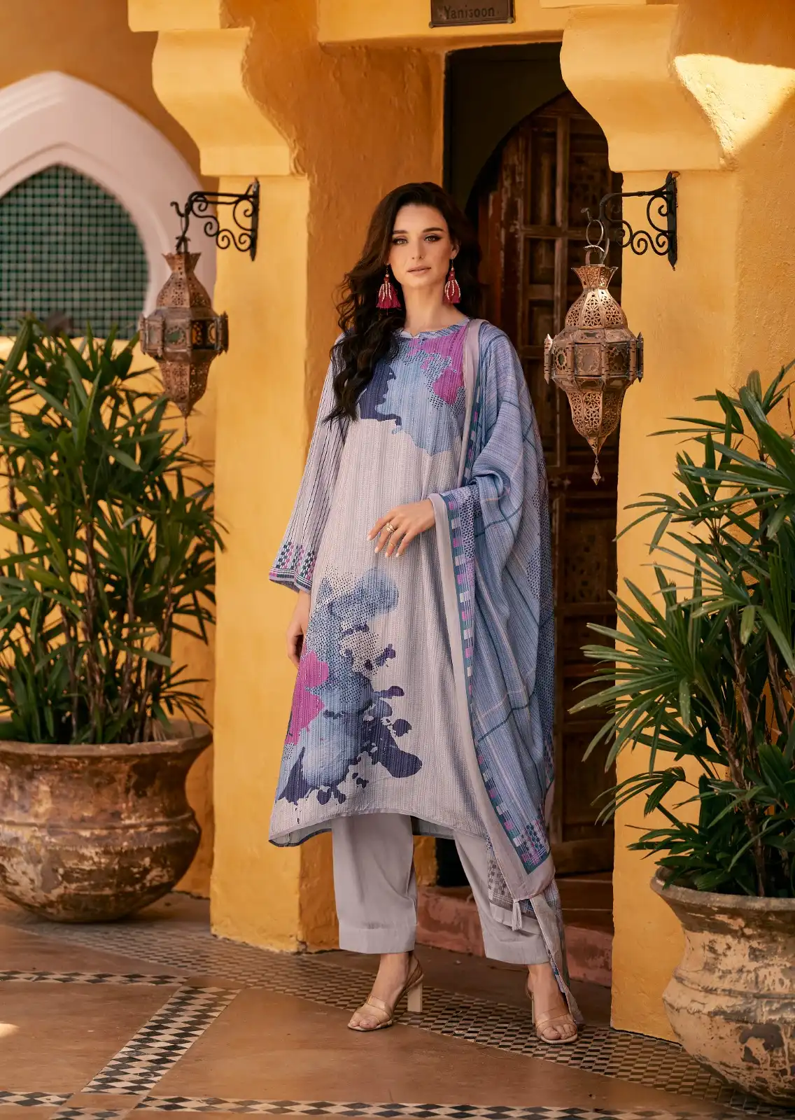 Sadhana Fashion Anahira Muslin Silk With Dupatta Wholesale Salwar Suit Catalog - Image 4