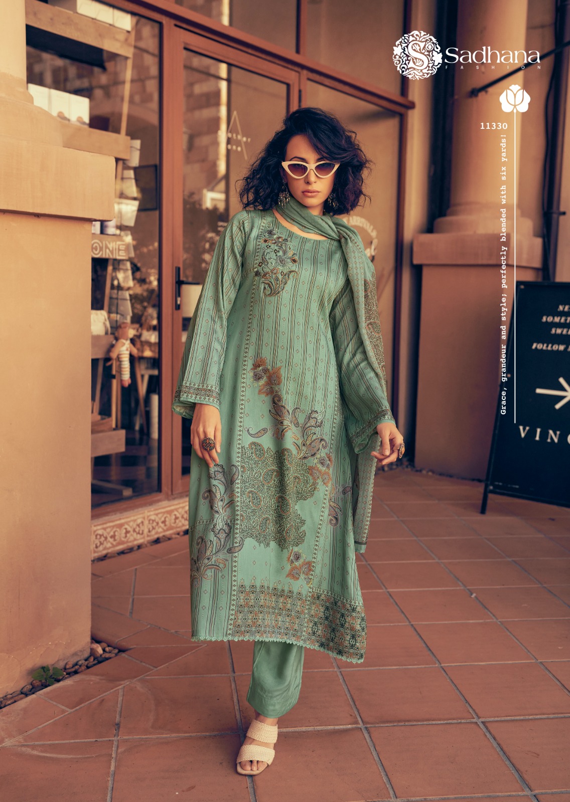 Sadhana Fashion Mahnoor Pure Jaam Cotton Digital Printed Suit Wholesale Collection - Image 5