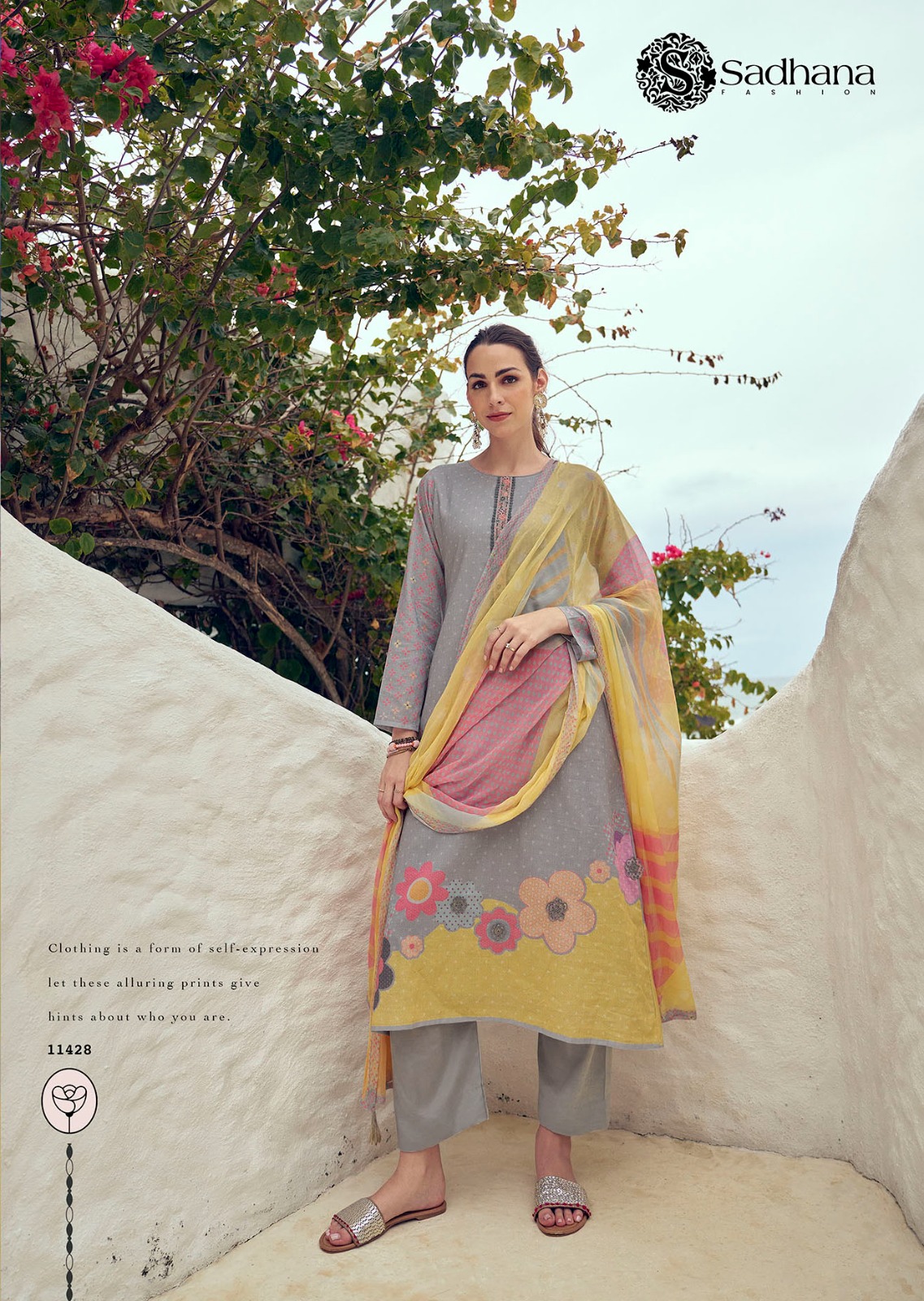 Sadhana Fashion Garden of Eden Designer Lawn Cotton Wholesale Salwar Suit Catalog - Image 3