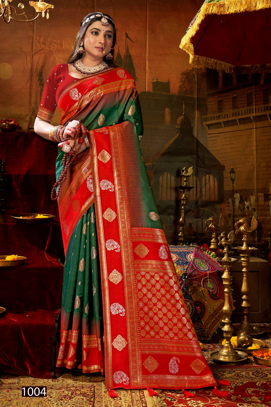 Saroj Ramayan Silk Vol 2 Wedding Wear Silk Wholesale Saree Catalog - Image 2