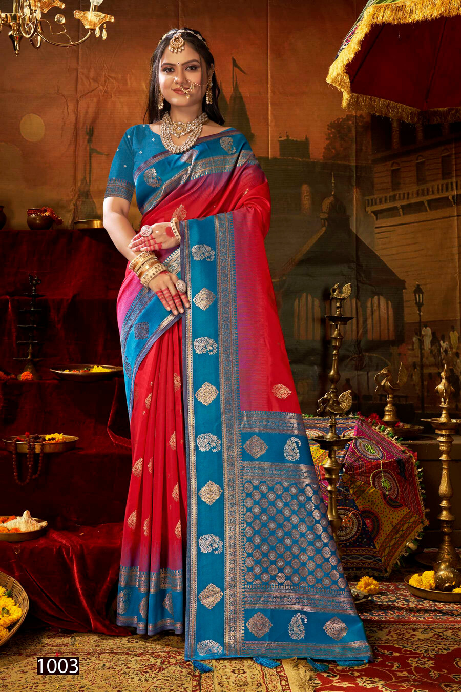 Saroj Ramayan Silk Vol 2 Wedding Wear Silk Wholesale Saree Catalog - Image 5