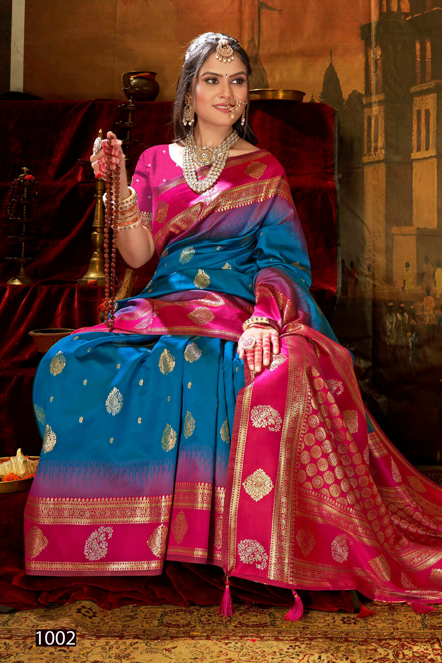 Saroj Ramayan Silk Vol 2 Wedding Wear Silk Wholesale Saree Catalog - Image 6