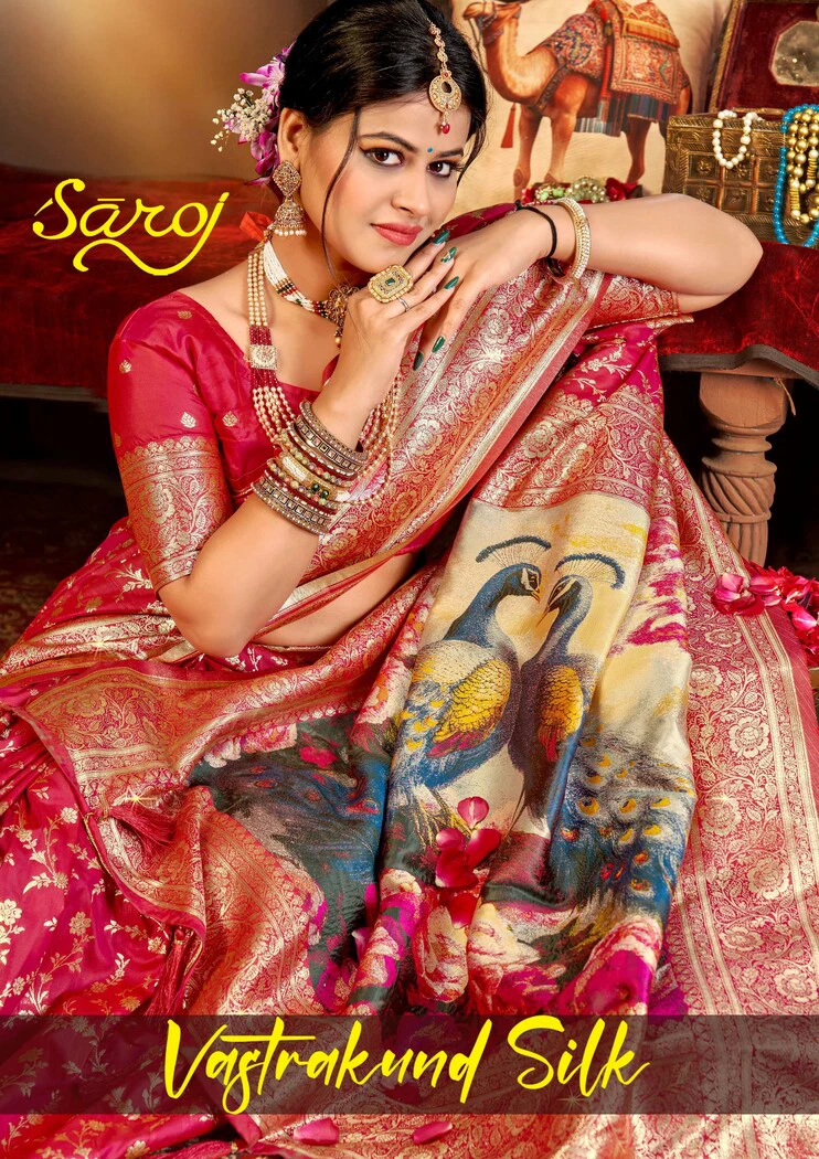 Saroj Vastrakund Silk Wedding Wear Silk Wholesale Saree Collection
