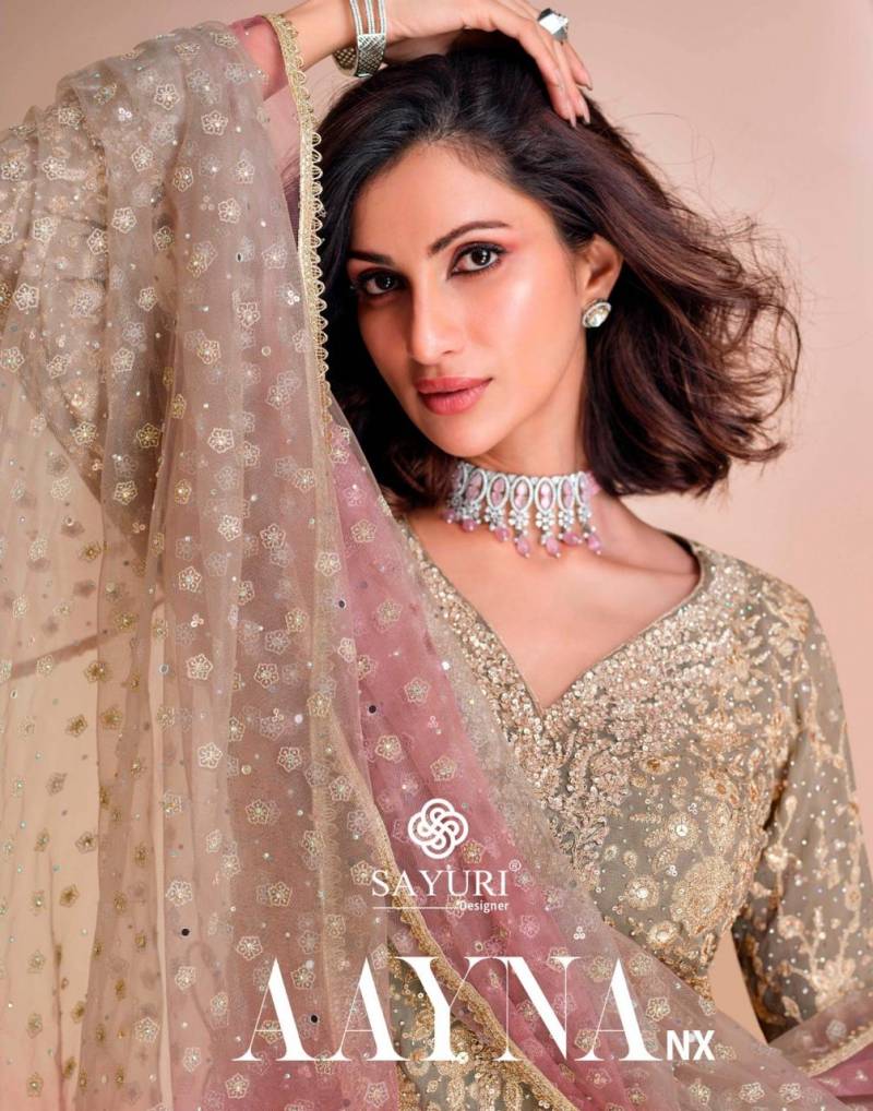 Sayuri Aayna Nx Georgette Wholesale Designer Salwar Kameez Collection