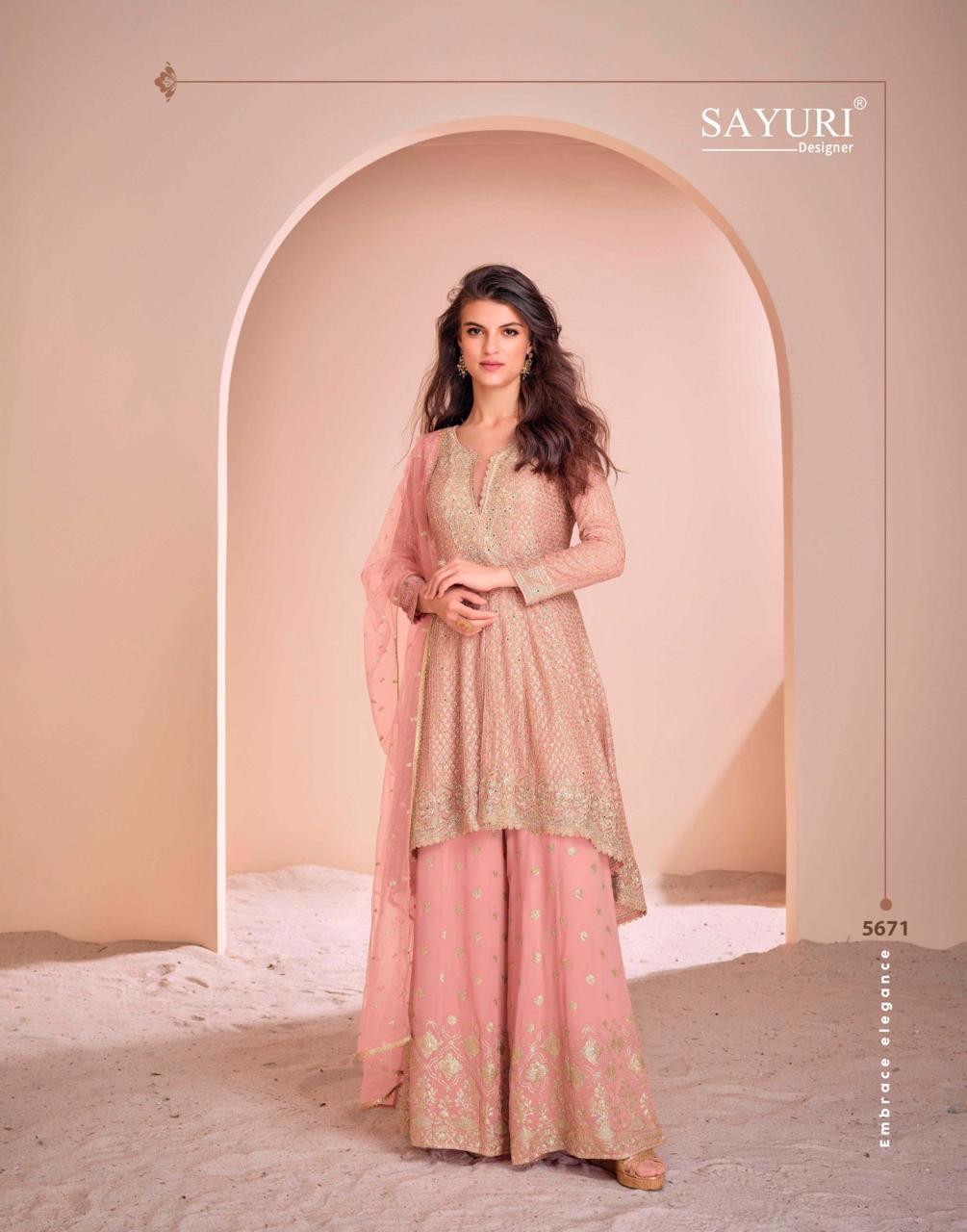 Sayuri Aayna Nx Georgette Wholesale Designer Salwar Kameez Collection - Image 3