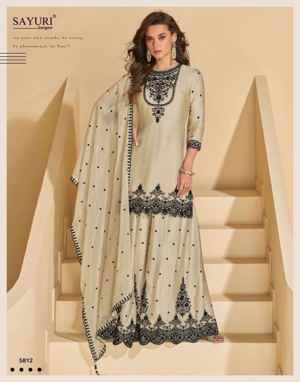 Sayuri Designer Reyna Premium Chinon Silk Embroidered Salwar Suit Collection - Image 2