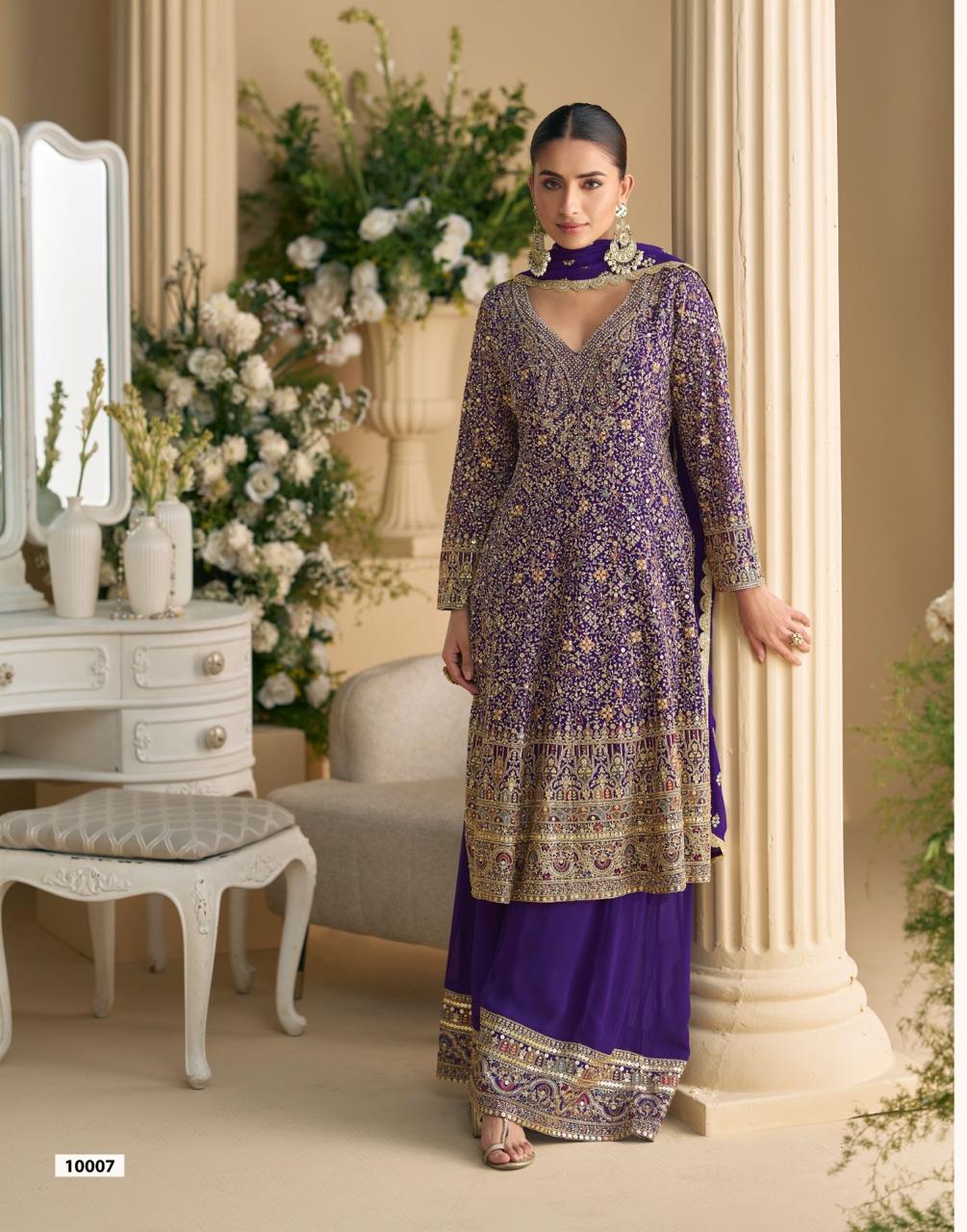 Sayuri Mohini Premium Georgette Embroidered Wholesale Salwar Suit Set - Image 2