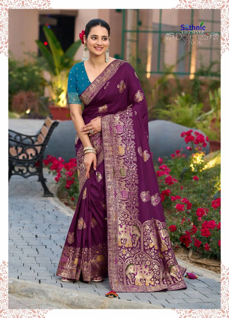 Sethnic Dolenza Vol 2 Hand-Dyed Dola Silk Sarees Collection