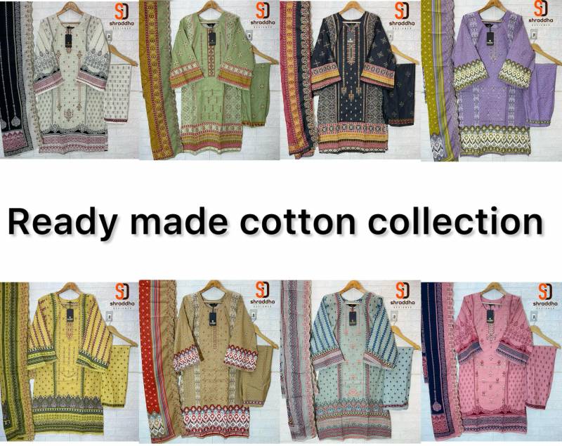 Shraddha Bin Saeed Readymade Vol 13 Cotton Wholesale Pakistani Readymade Salwar Kameez Collection - Image 7