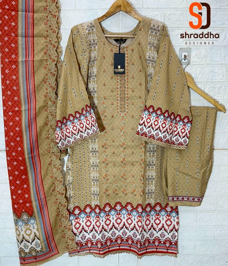 Shraddha Bin Saeed Readymade Vol 13 Cotton Wholesale Pakistani Readymade Salwar Kameez Collection - Image 5