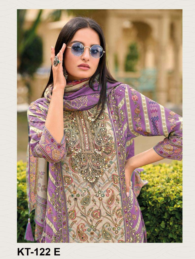 Shree Kt 122 E To H Digital Printed Wholesale Pakistani  Eid Collection