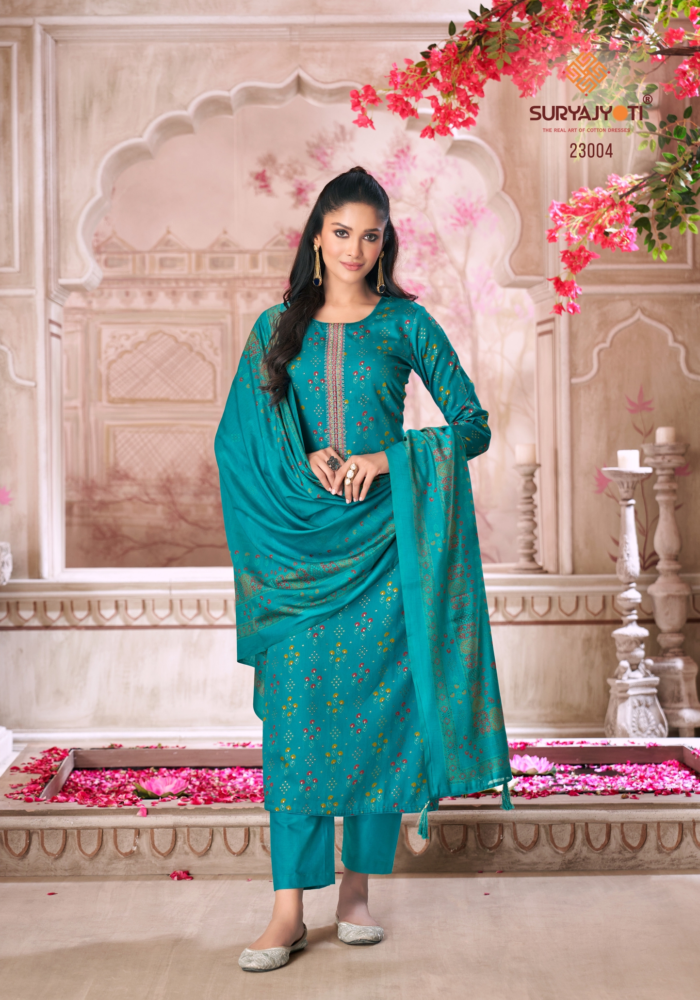 Suryajyoti Kalki Vol 23 Jam Satin Printed Wholesale Dress Material Collection - Image 5