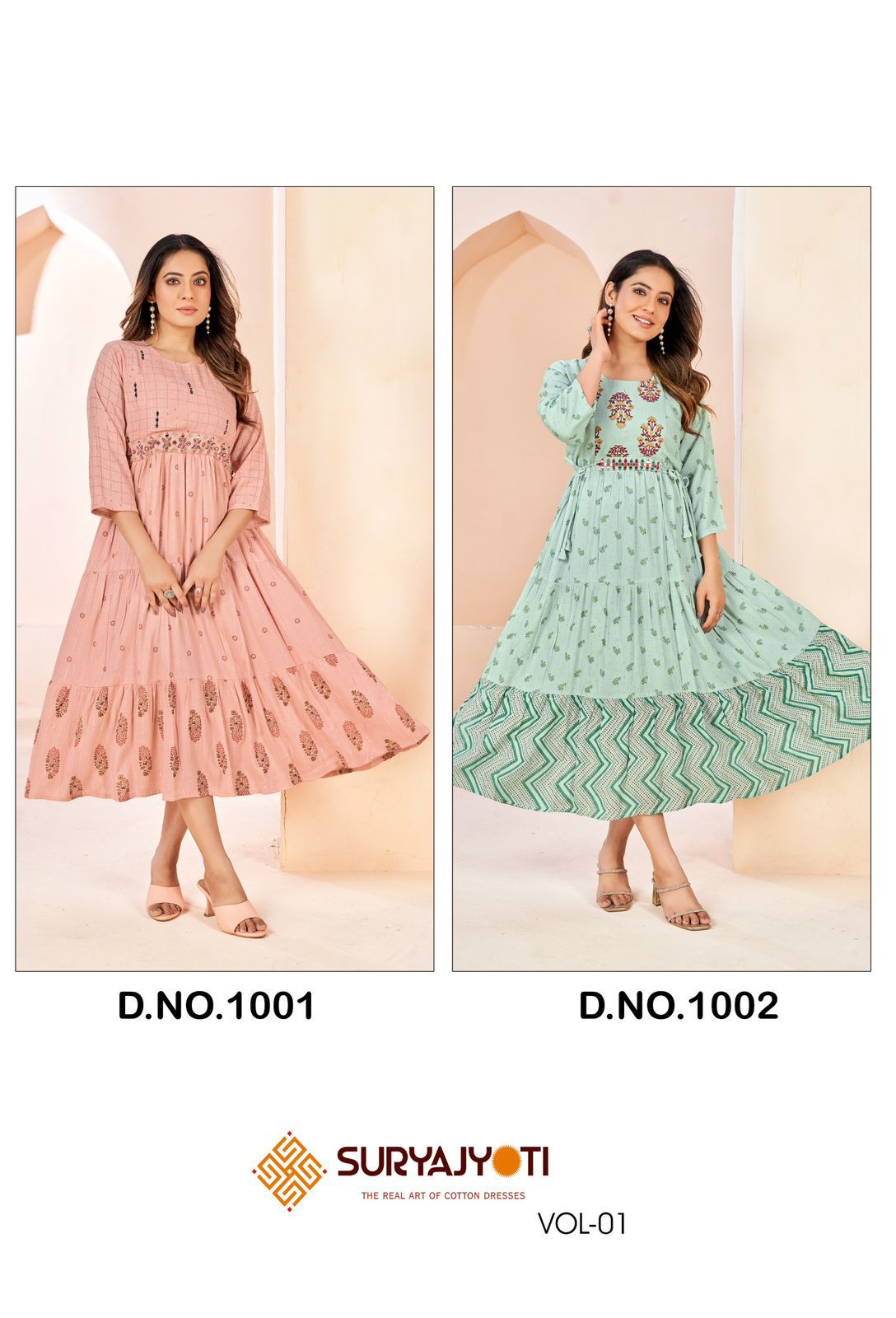 Suryajyoti Libaas Vol 1 Viscose Wrinkle Handwork Wholesale Kurti Collection - Image 7