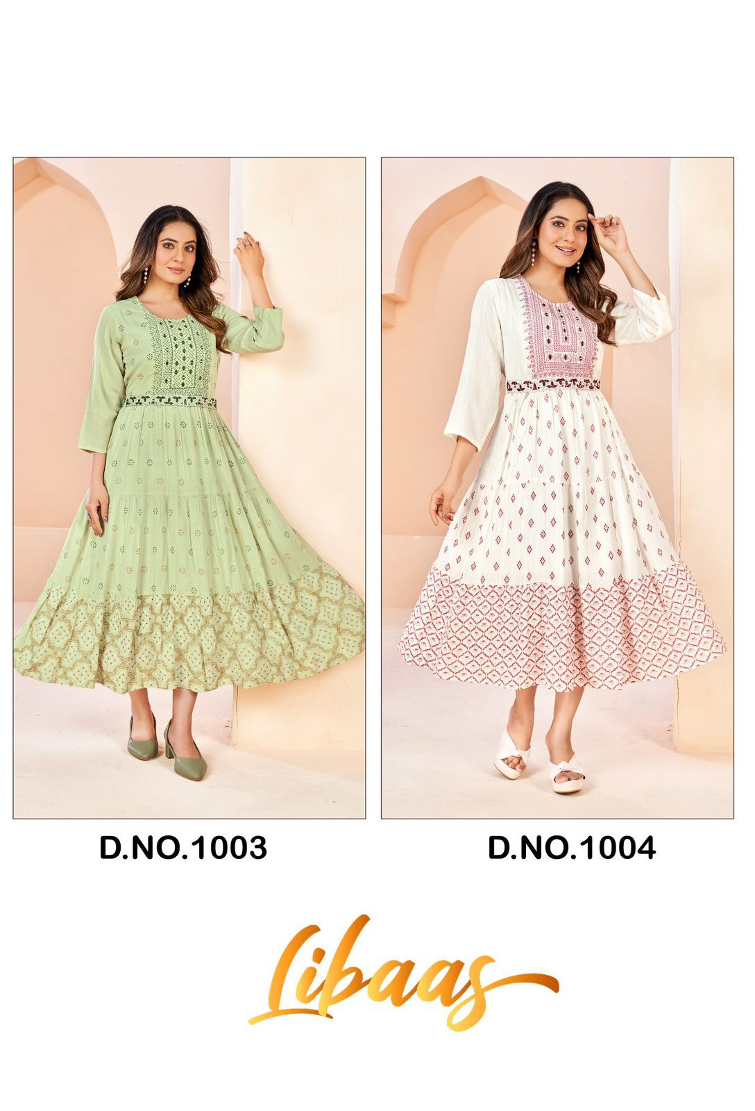 Suryajyoti Libaas Vol 1 Viscose Wrinkle Handwork Wholesale Kurti Collection - Image 6