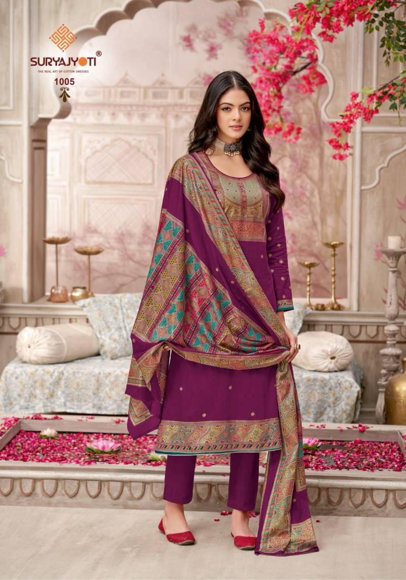 Suryajyoti Pallavi Advance Vol 1 Jam Satin Wholesale Dress Material Collection - Image 2