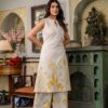 Tanyaa P 128 Cotton with Hand Work Kurti With Bottom