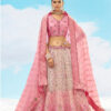 Tathastu Anaara Soft Pink & Gold Embroidery Designer Silk Lehenga Choli