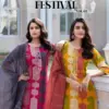 Vaniska Festival Vol 2 features stunning Modal Chanderi print suits with Mal cotton inner, sequin work, and Jacquard dupattas. Shop now at Vardan Ethnic!