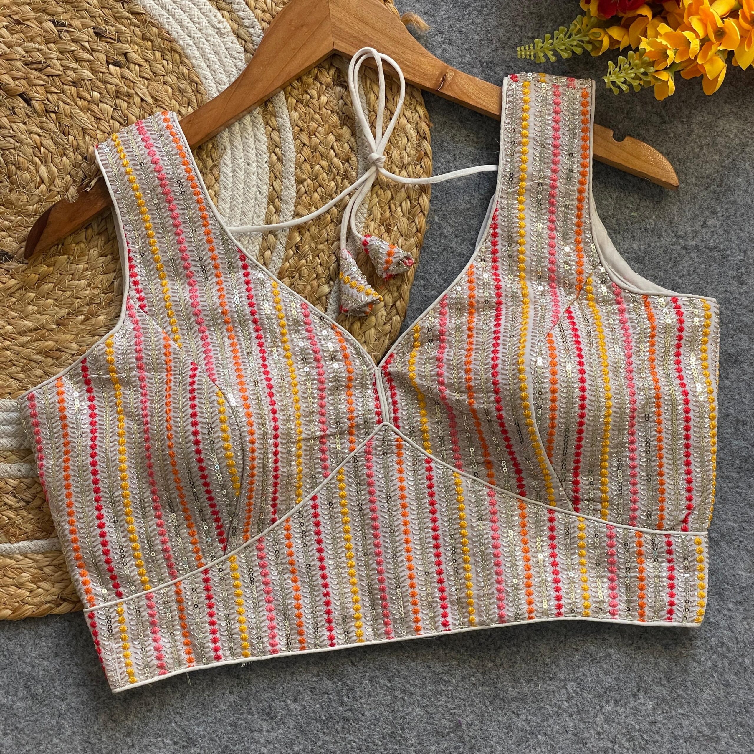 Vardan 1012 Heavy Pure Viscose Wholesale Fancy Blouse Collection - Image 6