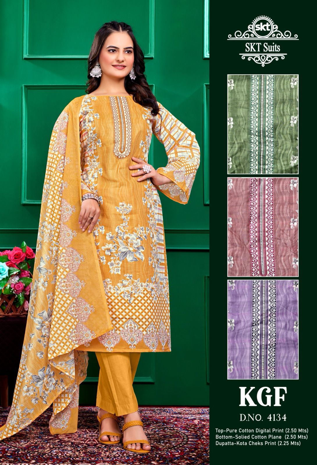 Vardan Ethnic Kgf Pure Cottan Wholesale Salwar Suit Collection