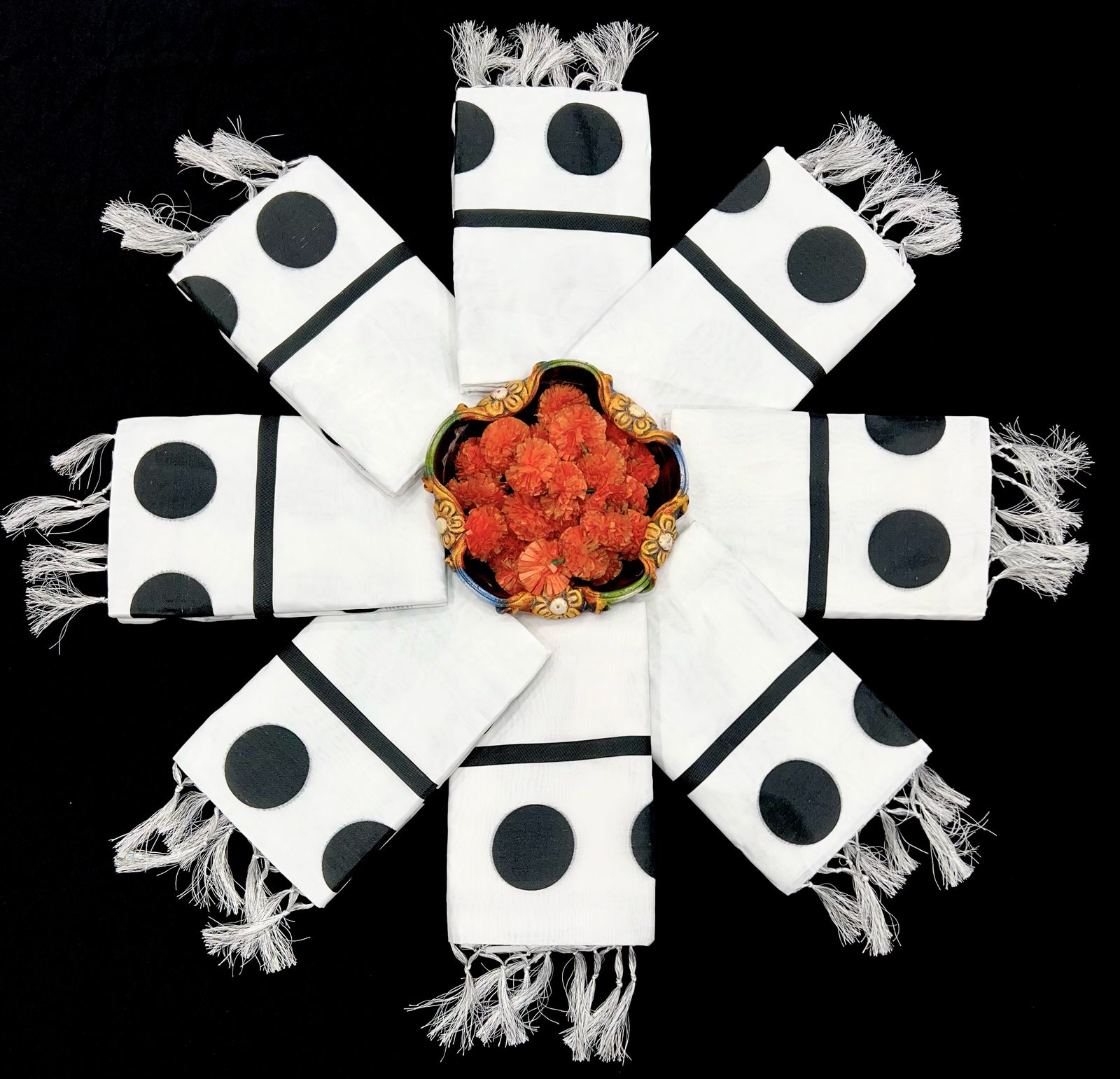 Vardan Ethnic Kp-R-204 Soft Linen Slab Wholesale Sarees Collection - Image 13