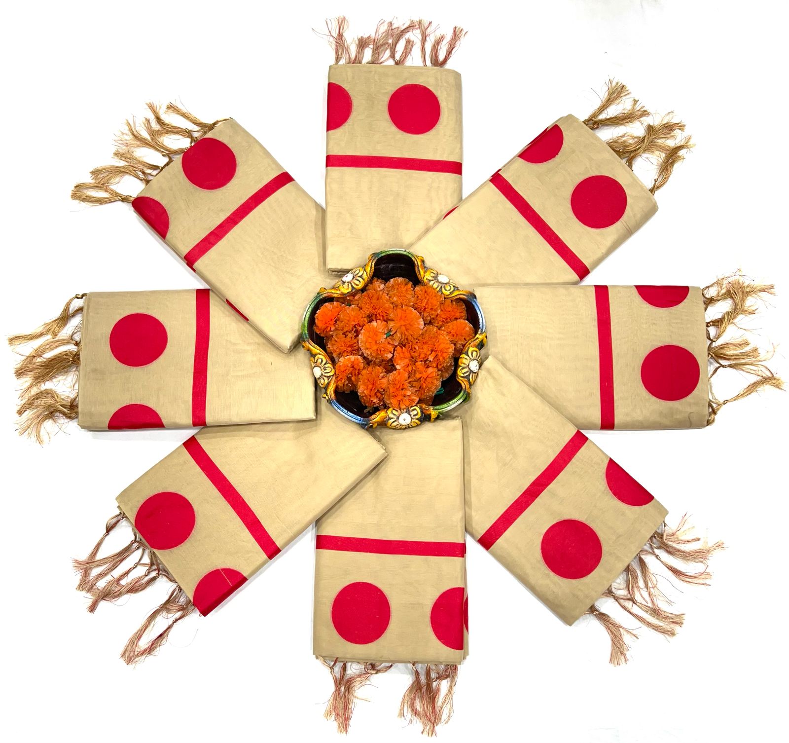 Vardan Ethnic Kp-R-204 Soft Linen Slab Wholesale Sarees Collection - Image 14