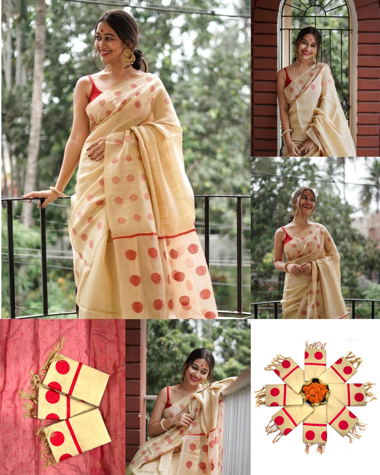 Vardan Ethnic Kp-R-204 Soft Linen Slab Wholesale Sarees Collection - Image 3