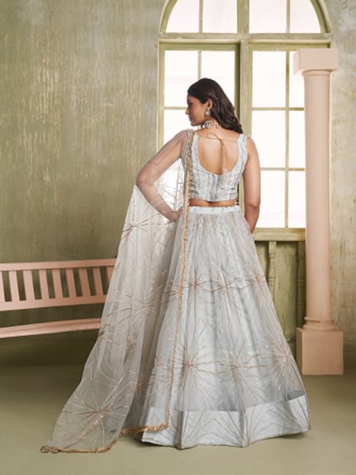 Vardan Ethnic Majestic Wine Sequin Embroidered Designer Lehenga Collection - Image 8