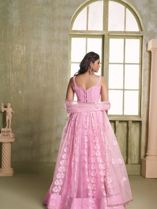 Vardan Ethnic Majestic Wine Sequin Embroidered Designer Lehenga Collection - Image 3