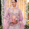 Vardan Lavender Luxe Embroidered Net Bridal Lehenga with Zari & Sequin Work