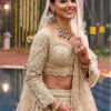 Vardan Regal Ivory Bridal Lehenga with Intricate Zari & Sequin Embroidery