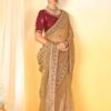 Vardan Tissue Base Gold Designer Heavy Bridal Saree Collection (3)
