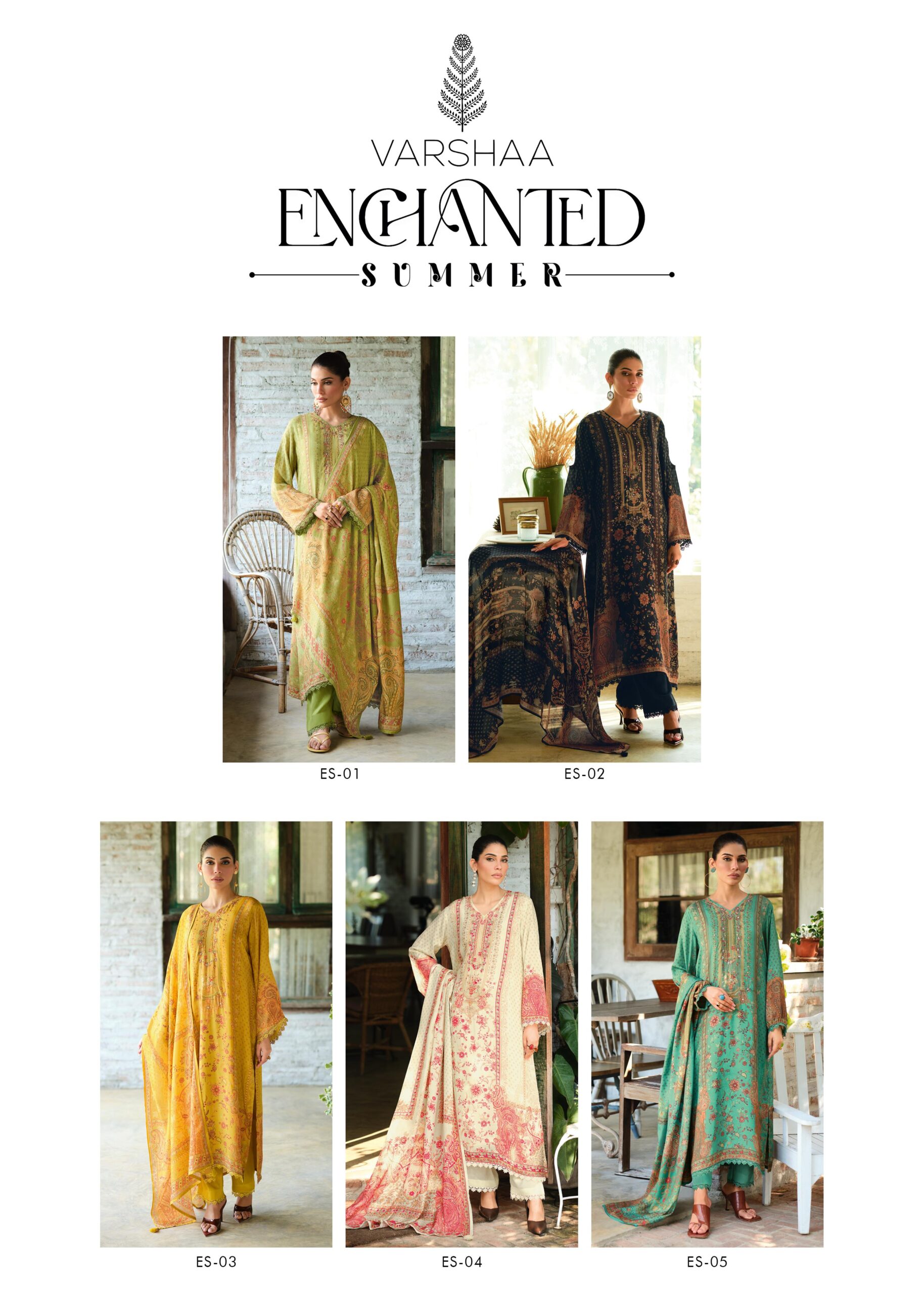 Varsha Enchanted Summer Premium Cotton Salwar Suit Wholesale Collection - Image 6