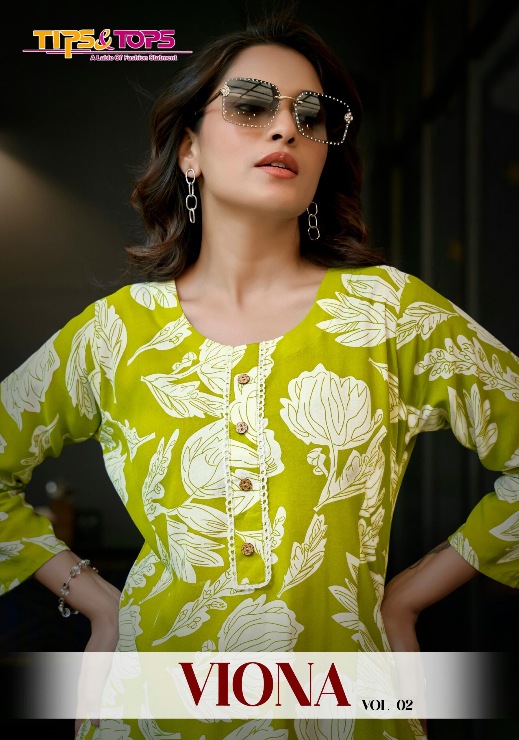 Viona Vol 02 Heavy Rayon Printed Fancy Co-ord Set Collection