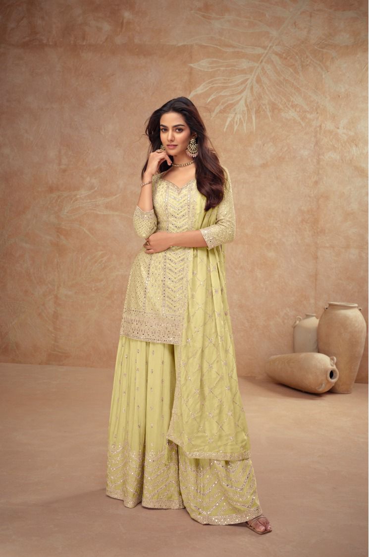 Gulkayra Designer Palak Vol.4 Real Chinon Wholesale Designer Salwar Suits Collection - Image 3
