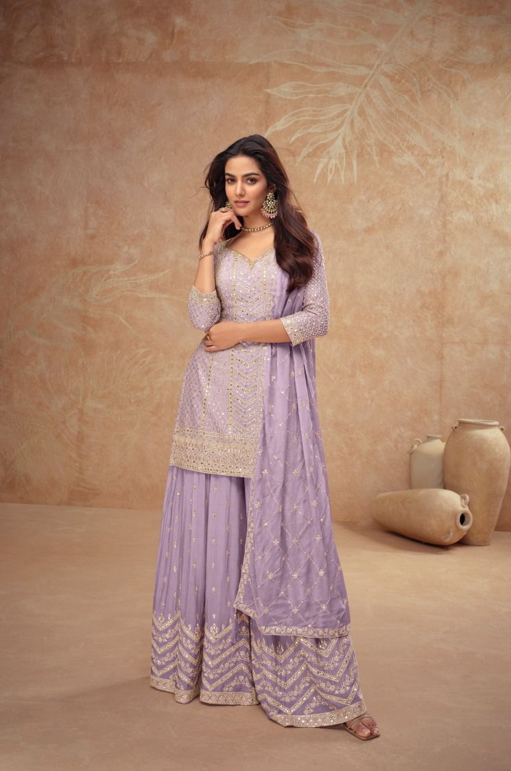 Gulkayra Designer Palak Vol.4 Real Chinon Wholesale Designer Salwar Suits Collection - Image 4