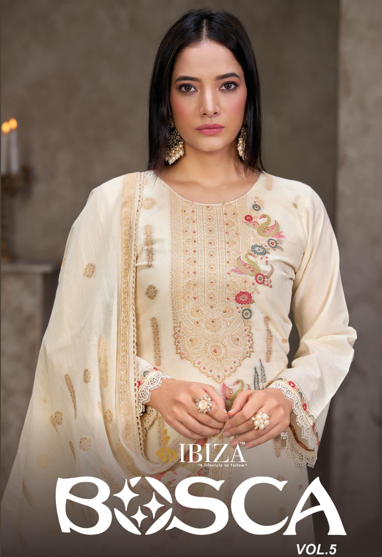 Ibiza Bosco Vol 5 Premium Lawn Cotton Salwar Suit Collection