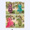 Buy the Aanchi Ankita Roman Shimmer Flared Kurti with Bottom & Dupatta Collection online at a wholesale rate. The full catalog price is INR 5400 and includes 4 graceful designs.