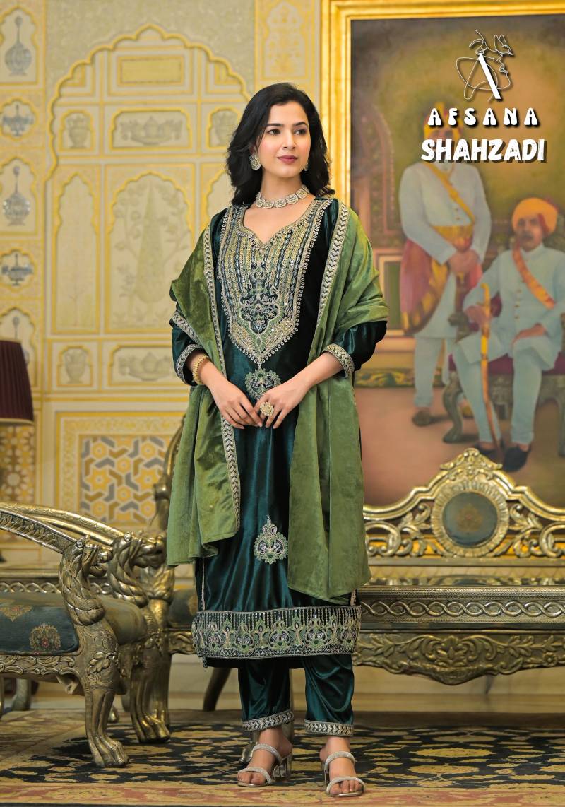 Afsana Shahzadi Viscose Makhmal Embroidered Readymade Collection